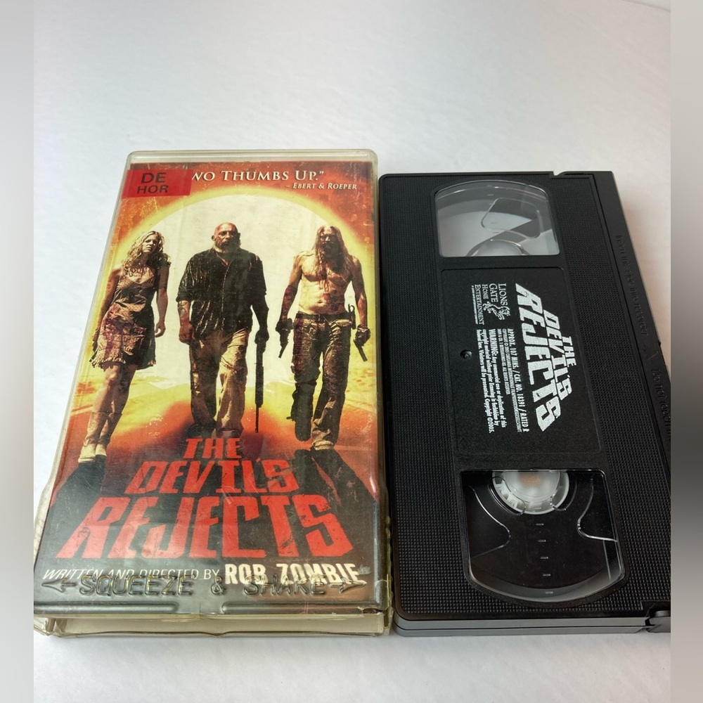 The Devils Rejects VHS  (VHS, 2005) Rob Zombie OOP Horror Movie Bill Moseley